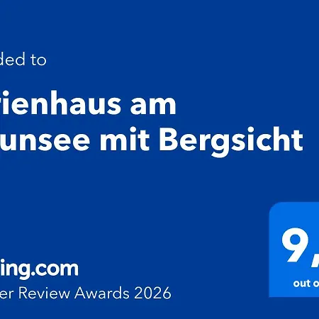 Am Traunsee Mit Bergsicht Feriehus Traunkirchen